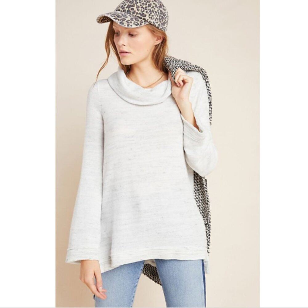 Anthropologie Maeve Risa Hacci Tunic Sweater